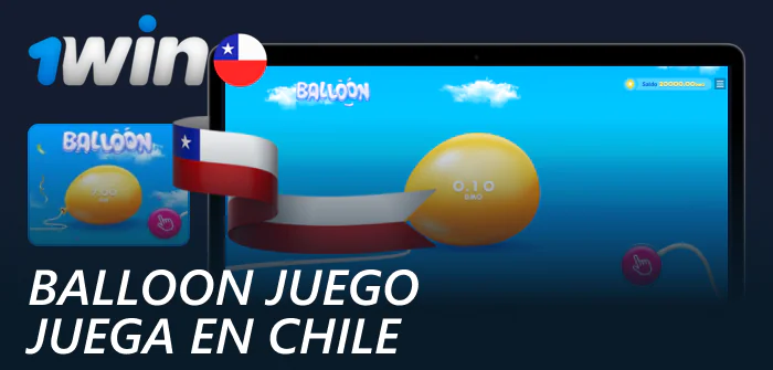 Juego Balloon en 1win para jugadores de Chile
